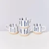 Motel a Miio Tassen & Becher^Nodoa 4Er Set Tasse Weis Blau