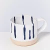Motel a Miio Große Tassen^Nodoa Tasse Weis Blau