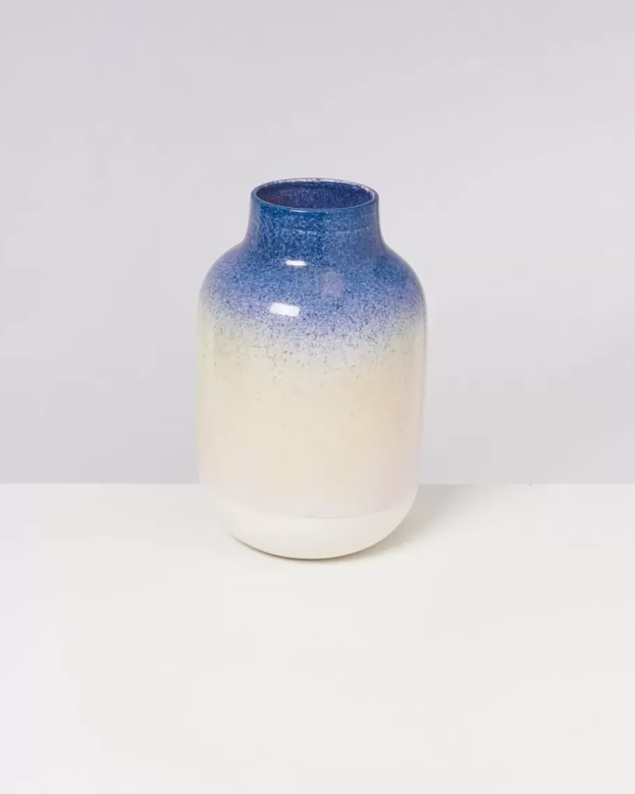 Motel a Miio Nuno L^Nuno Vase L Blau Rosa Gesprenkelt