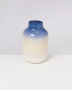 Motel a Miio Vasen^Nuno Vase L Blau Rosa Gesprenkelt