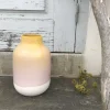 Motel a Miio Nuno L^Nuno Vase L Gelb Rosa Gesprenkelt