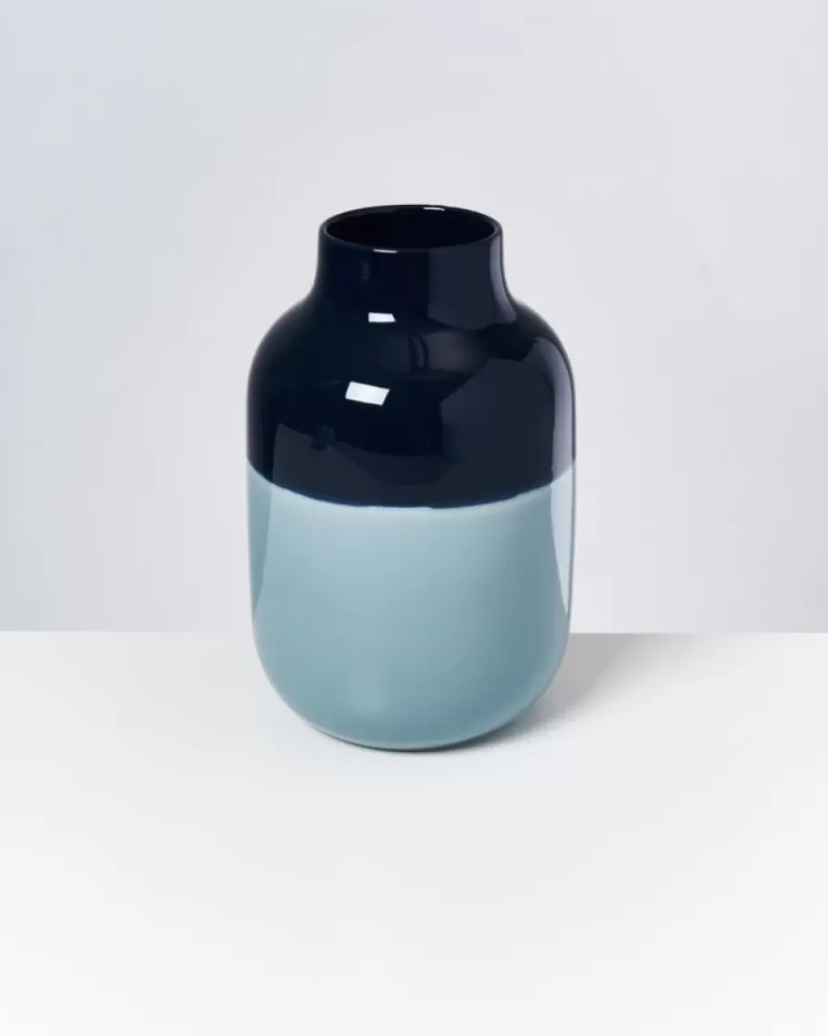 Motel a Miio Vasen^Nuno Vase L Navy Hellblau