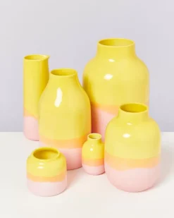Motel a Miio Vasen^Nuno Vase S Gelb Rose
