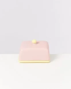 Motel a Miio Butterdosen^Seia Butterdose Rosa Gelb