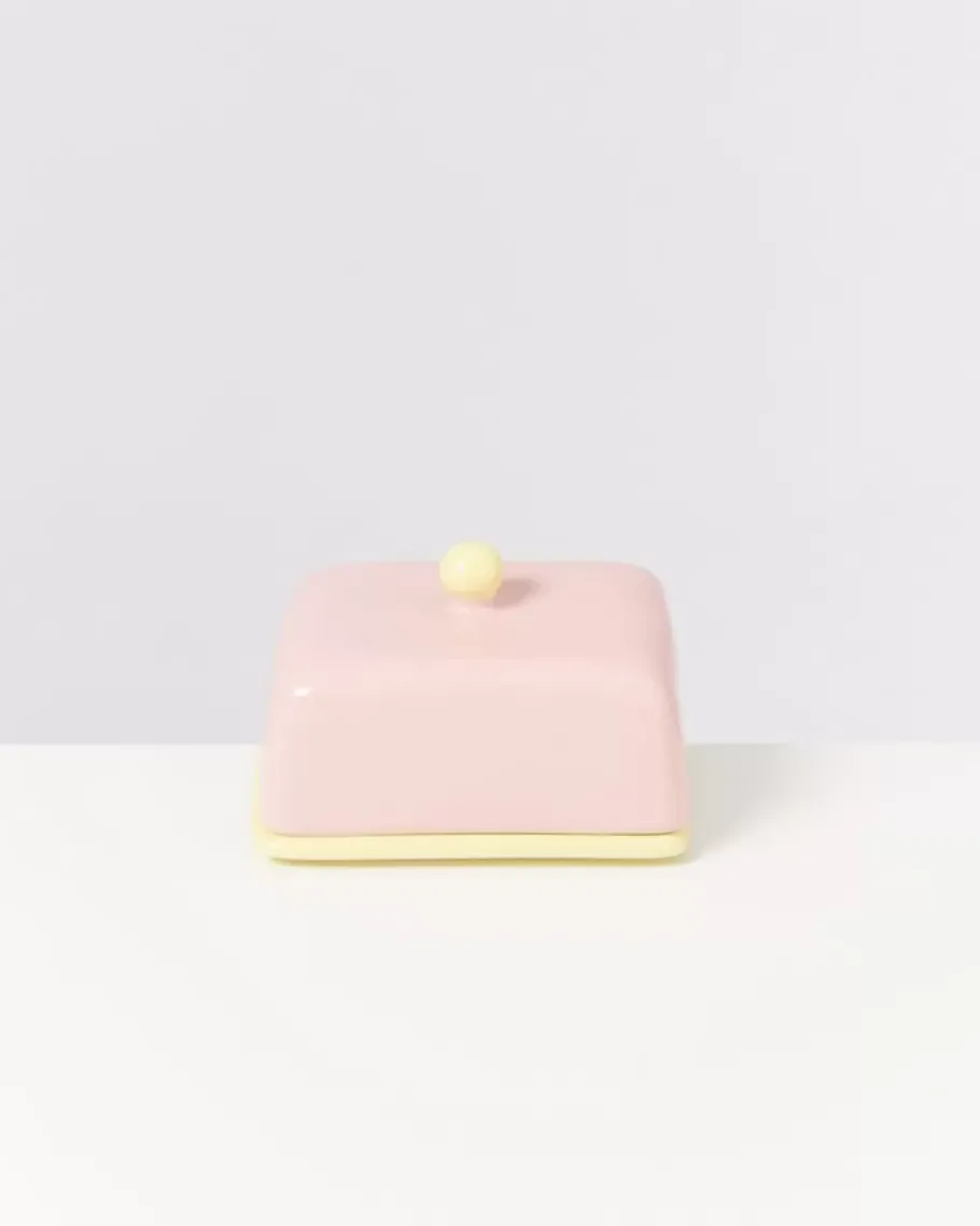 Motel a Miio Butterdosen^Seia Butterdose Rosa Gelb