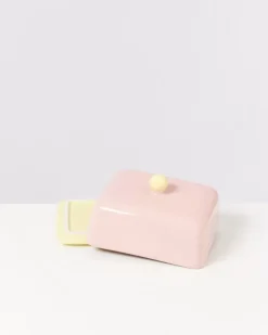Motel a Miio Butterdosen^Seia Butterdose Rosa Gelb