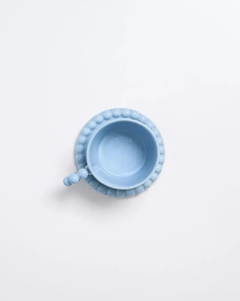 Motel a Miio Untertassen^Seia Untertasse Flor Hellblau