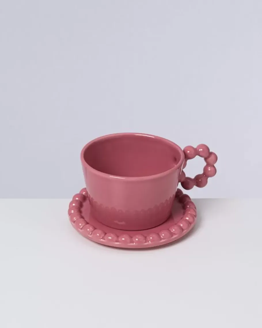 Motel a Miio Tassen & Becher^Seia Untertasse Flor Rosa