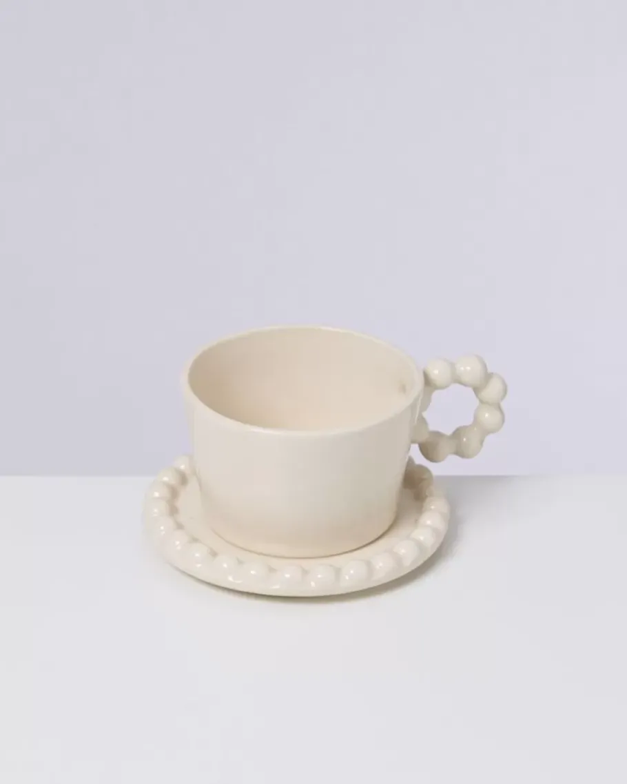 Motel a Miio Untertassen^Seia Untertasse Flor Sand