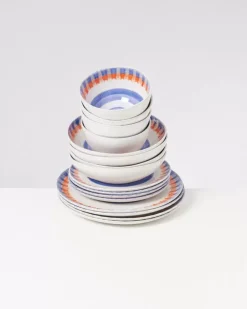 Motel a Miio 16 Teilige Sets^Verao Blau Orange - 16 Teiliges Set