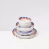 Motel a Miio Geschirr Sets^Verao Blau Orange - 8 Teiliges Set