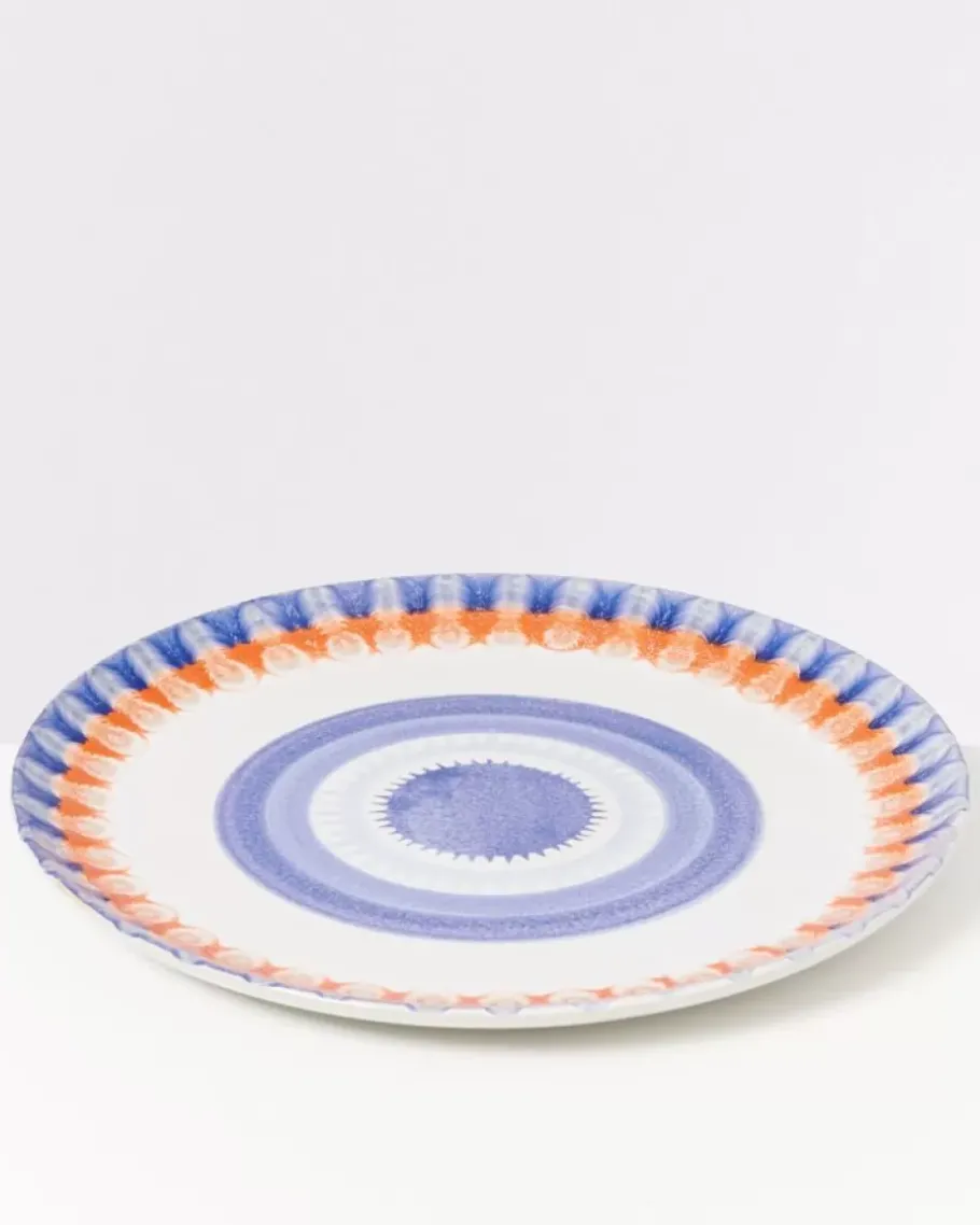 Motel a Miio Geschirr Sets^Verao Blau Orange - 8 Teiliges Set