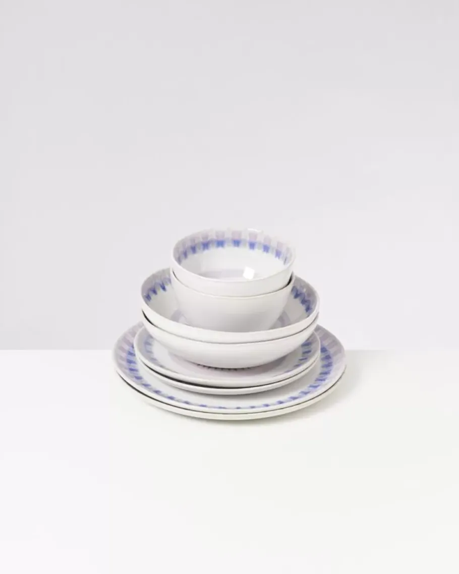 Motel a Miio Geschirr Sets^Verao Lila Blau - 8 Teiliges Set