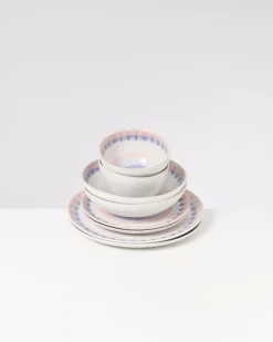 Motel a Miio Geschirr Sets^Verao Rosa Blau - 8 Teiliges Set