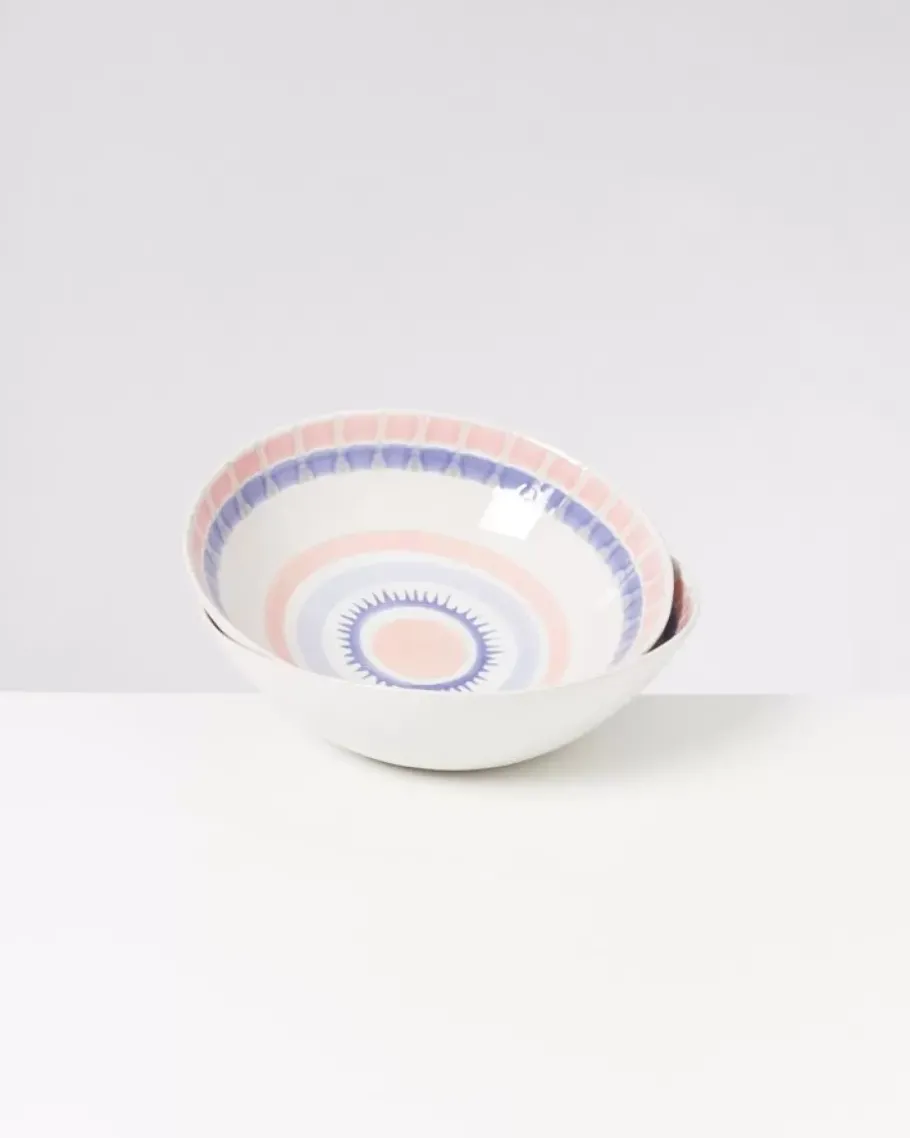 Motel a Miio Servierschalen^Verao Servierschale Gros Flach Rosa Blau